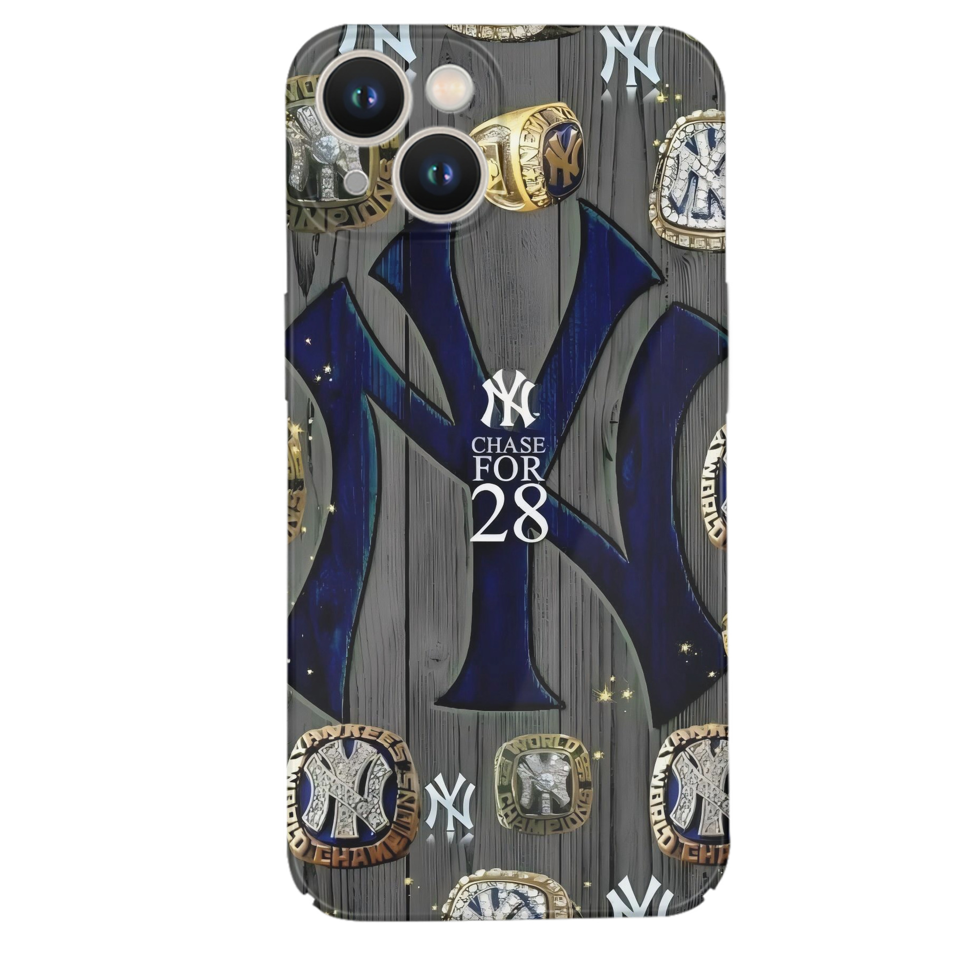 New York Yankees 209 IPhone 14 Series Full-Cover Hard Case – Shockproof With Raised Camera Protection – Precise Cutouts, Wireless Charging Compatible – Durable, Anti-Yellowing, Easy To Clean